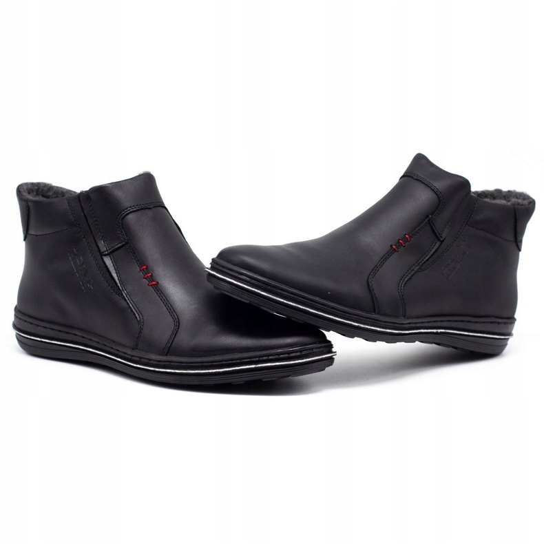 Polbut Botas masculinas de inverno 381 pretas preto 2