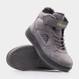 Sapatos Kappa Shab Fur K Jr 260991K-1611 cinza 1