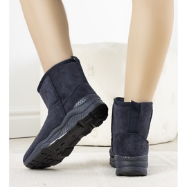 Botas femininas de neve azul marinho Arana 1