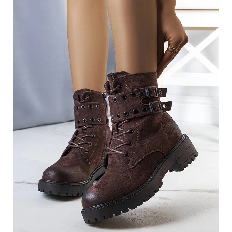 Botas Fallkirk castanhas escuras marrom 1