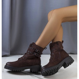 Botas Fallkirk castanhas escuras marrom 2