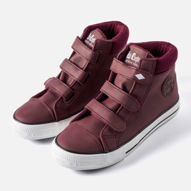 Tênis marrom Lee Cooper LCJ-21-31-0614K vermelho 1