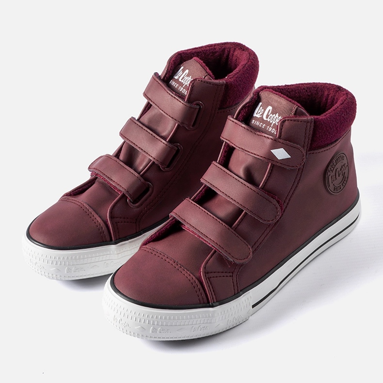 Tênis marrom Lee Cooper LCJ-21-31-0614K vermelho 1