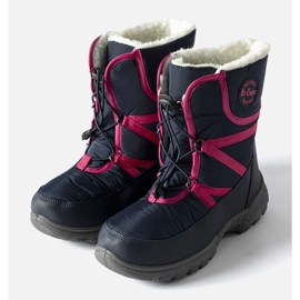 Botas de neve Lee Cooper LCJ-22-44-1364K azul marinho rosa 1