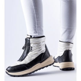 Botas de neve com isolamento branco e zíper Ritter 1 Botas de neve com isolamento branco e zíper Ritter 1