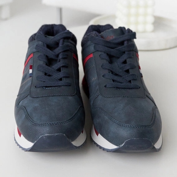 Tênis azul marinho Lee Cooper LCJ-21-29-0642M 1