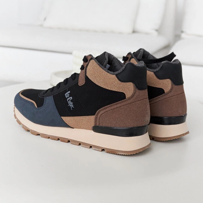 Lee Cooper Tênis azul e marrom LCJ-23-31-3065M 1