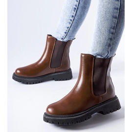 Botins clássicos com isolamento marrom da Noas castanho 1