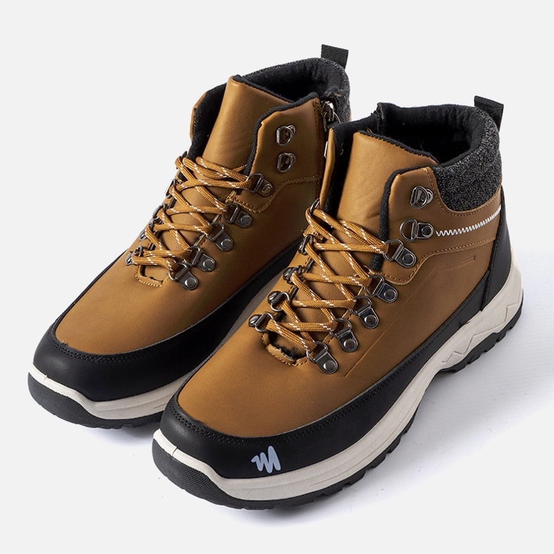 Botas Chandler masculinas com isolamento marrom 1