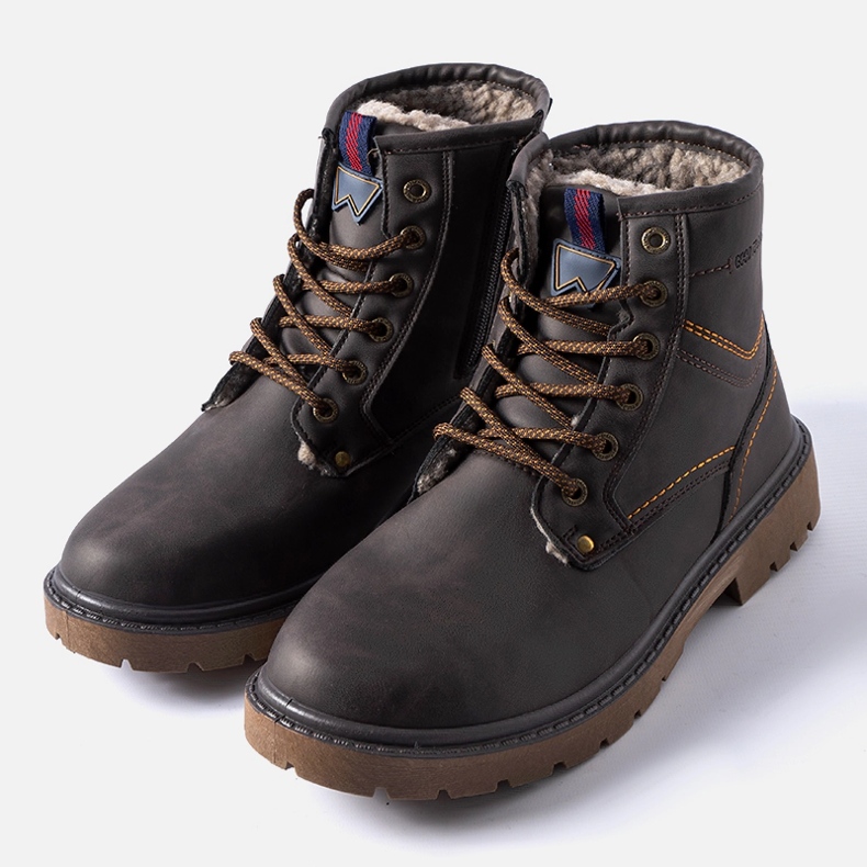 Botas masculinas com isolamento marrom da Telti 1