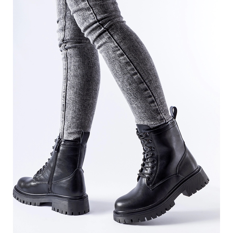 Botas isoladas Puyallup pretas preto 1