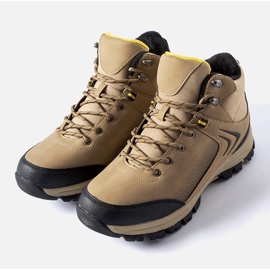 Botas isoladas bege no estilo trekking Mers 1 Botas isoladas bege no estilo trekking Mers 1