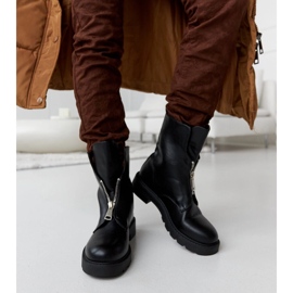 Botins pretos com isolamento e zíper Oakdale 2 Botins pretos com isolamento e zíper Oakdale 2