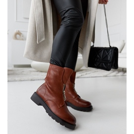 Botas marrons com isolamento e zíper da Oakdale castanho 1