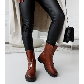 Botas marrons com isolamento e zíper da Oakdale castanho 2