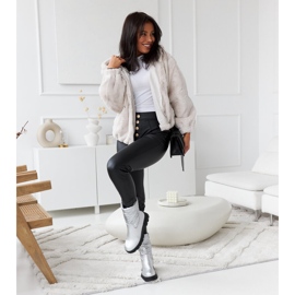 Botins com isolamento prateado e acolchoado Malvaro prata 1 Botins com isolamento prateado e acolchoado Malvaro prata 1