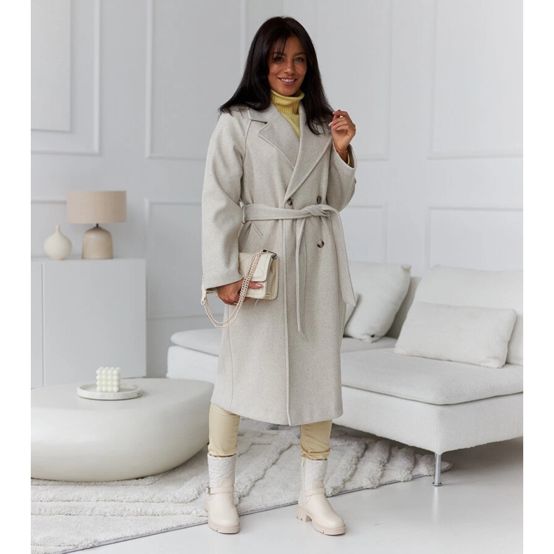 Botins bege com acolchoado decorativo Brembo 1