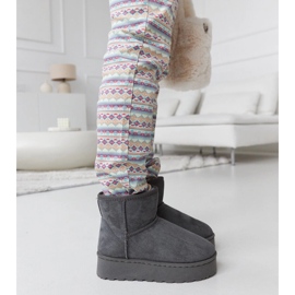 Botas de neve com isolamento cinza na plataforma Tucson 1 Botas de neve com isolamento cinza na plataforma Tucson 1