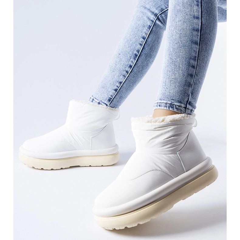 Botas de neve com isolamento branco Linwood 1