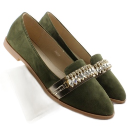 Lordes elegantes com zircônias cúbicas JH20P Verde 2