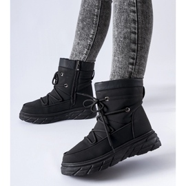 Botas de neve pretas com isolamento Jamison mate preto 1 Botas de neve pretas com isolamento Jamison mate preto 1