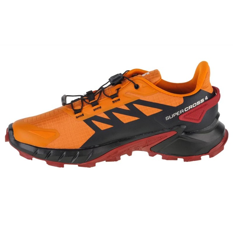Tênis de corrida Salomon Supercross 4 M 471193 laranja 1