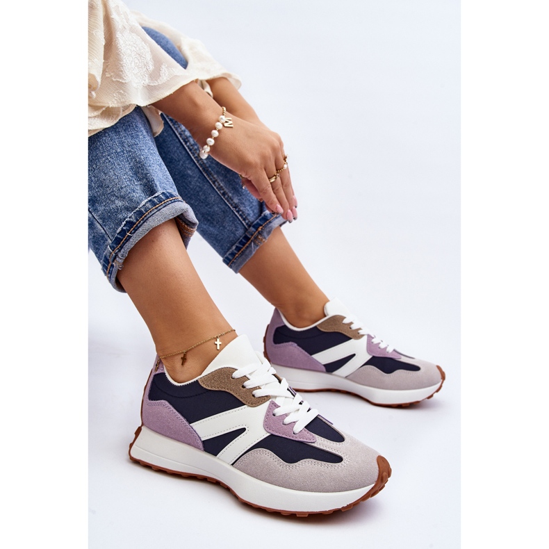 Calçado desportivo feminino roxo Chloette tolet 1