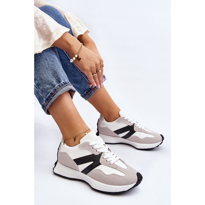 Calçado desportivo feminino cinza Chloette 2