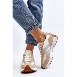 Calçados esportivos femininos Chloette bege 1