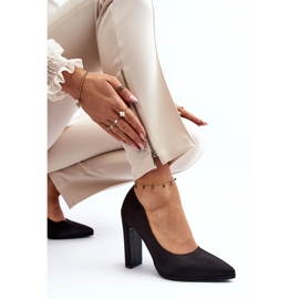 Sapatos de salto alto Piatti pretos 1