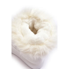 Seastar Botas de neve femininas com cordões brancas branco 1 Seastar Botas de neve femininas com cordões brancas branco 1