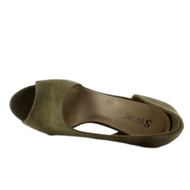 C70P Salto aberto assimétrico Olive verde 2