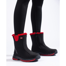 Botas altas de trekking de mulher DK, com isolamento em pele preto 1 Botas altas de trekking de mulher DK, com isolamento em pele preto 1