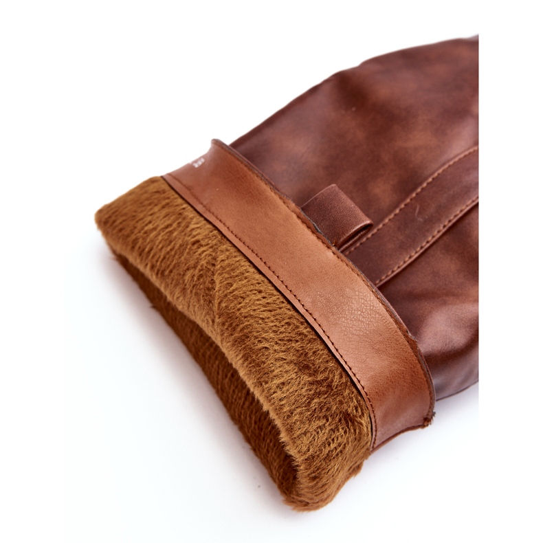 Super Mode Botas femininas isoladas acima do joelho com salto alto, marrom Genzani castanho 3