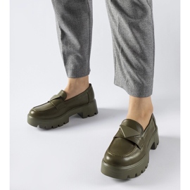 Mocassins verdes com sola enorme Eligio 1 Mocassins verdes com sola enorme Eligio 1