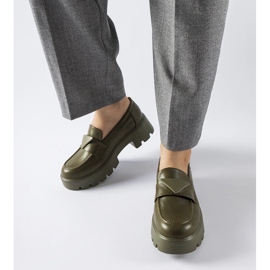 Mocassins verdes com sola enorme Eligio 2