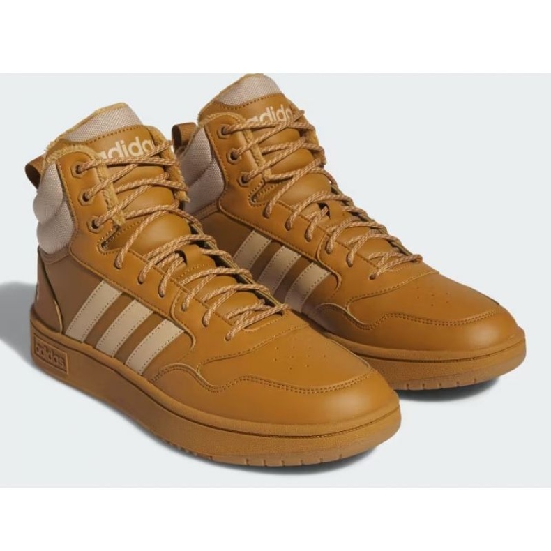 Tênis Adidas Hoops 3.0 Mid Basketball Wtr M IF2636 castanho 1