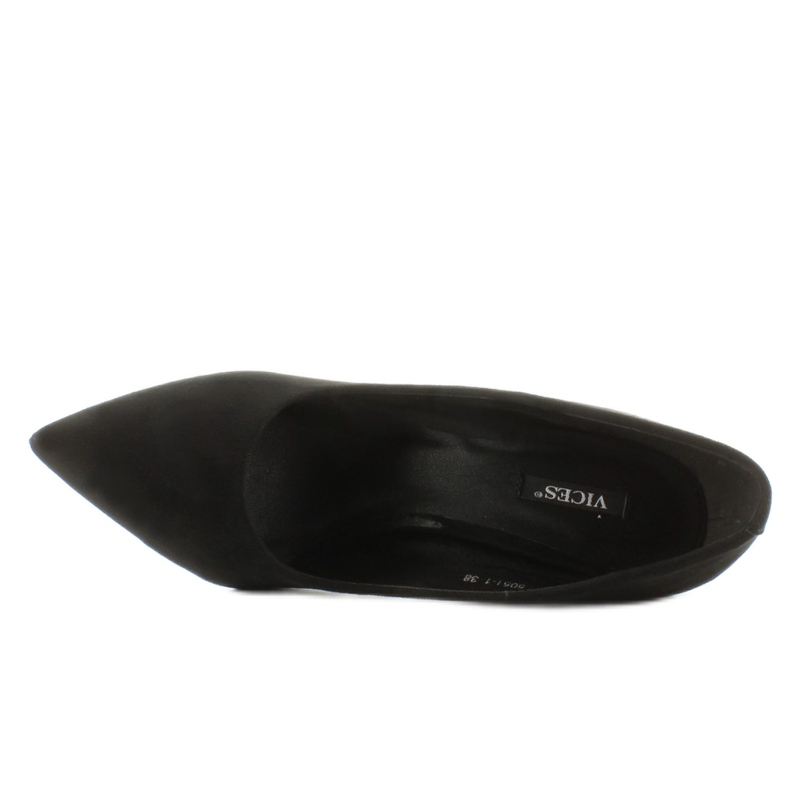 Bombas elegantes com saltos originais preto 2