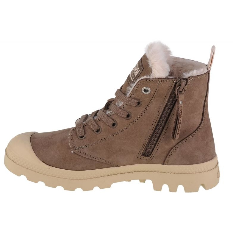 Sapatos Palladium Pampa Hi Zip Wl 95982-212-M marrom 1