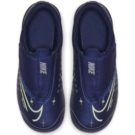 Nike Mercurial Vapor 13 Club Mds Mg PS (V) Jr CJ1149 401 chuteiras azul azul marinho 1