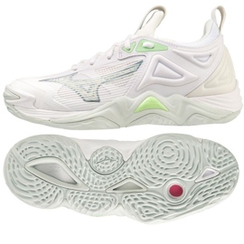 Tênis de voleibol Mizuno Wave Momentum 3 W V1GC231235 branco 1