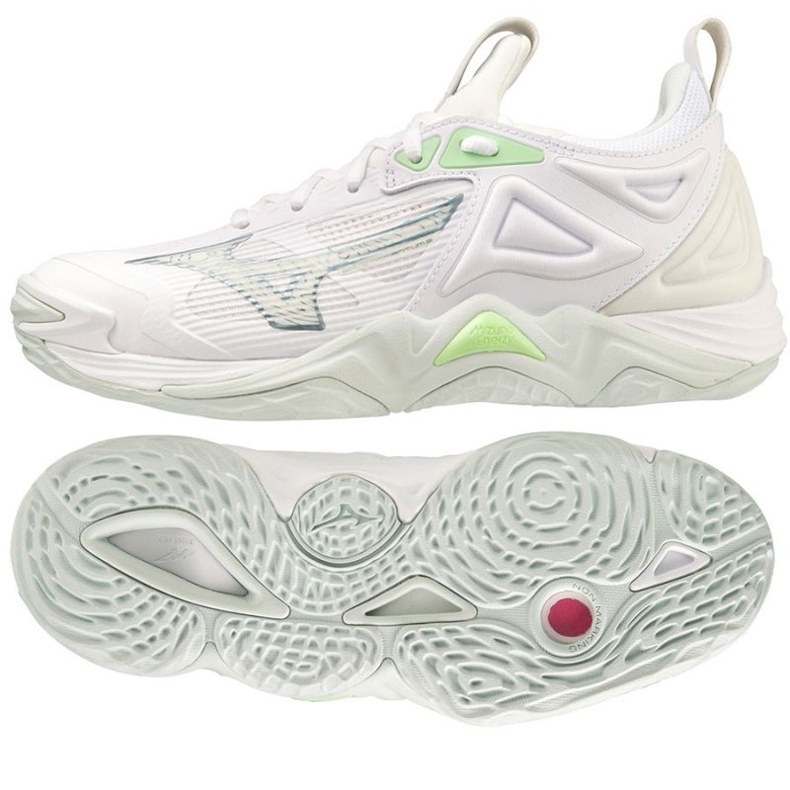 Tênis de voleibol Mizuno Wave Momentum 3 W V1GC231235 branco 1