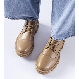 Sapatos com atacadores castanhos Piazzetta marrom 1