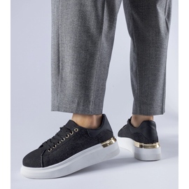 Tênis plataforma Scuderlando preto 1