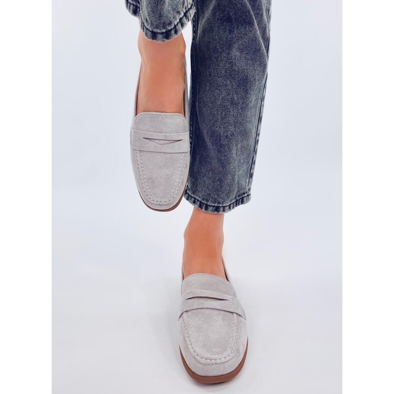Mocassins femininos Dorry Grey cinza 2