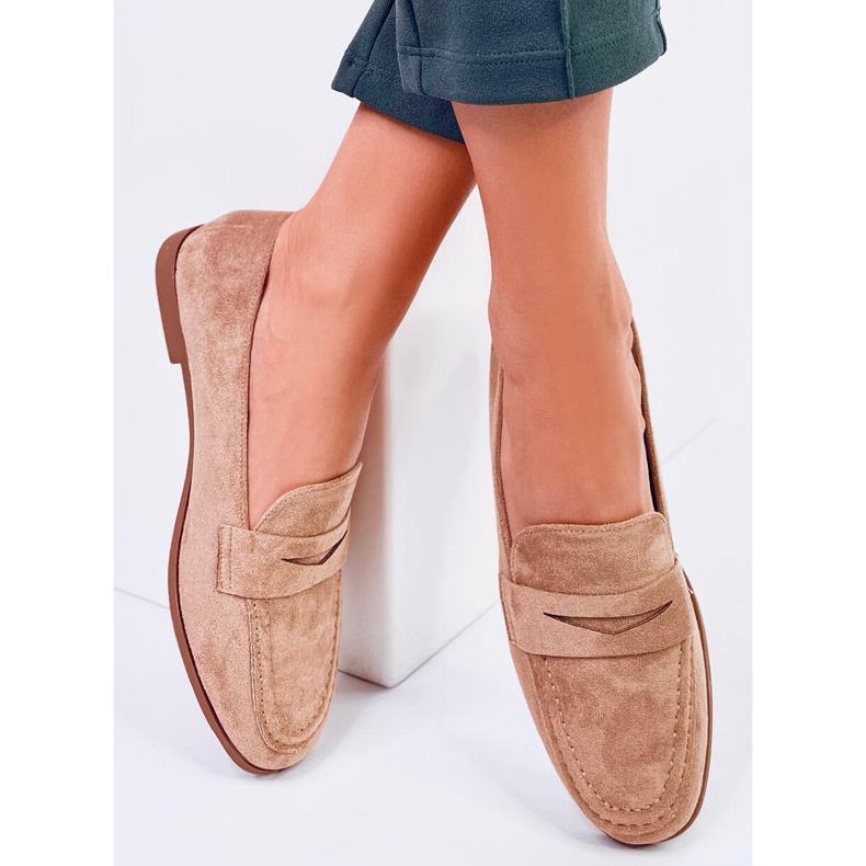 Mocassins femininos Dorry Khaki bege 1