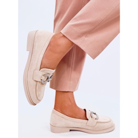 Mocassins clássicos de camurça Daimer Bege 2 Mocassins clássicos de camurça Daimer Bege 2