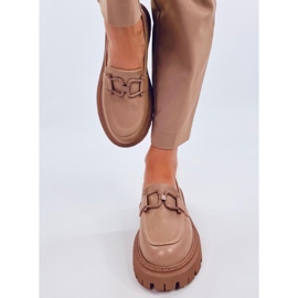 Mocassins plataforma Elken Khaki bege 2