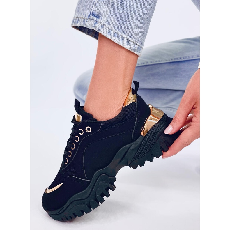 Calçados esportivos femininos Fleis Black preto 1