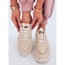 Calçados esportivos femininos Fleis Bege 1